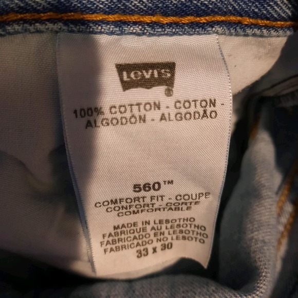 Levis Jeans‎ Mens 33x30 Comfort Fit 560 Baggy Loose Paint Splatter Y2K Skater - Picture 11 of 15